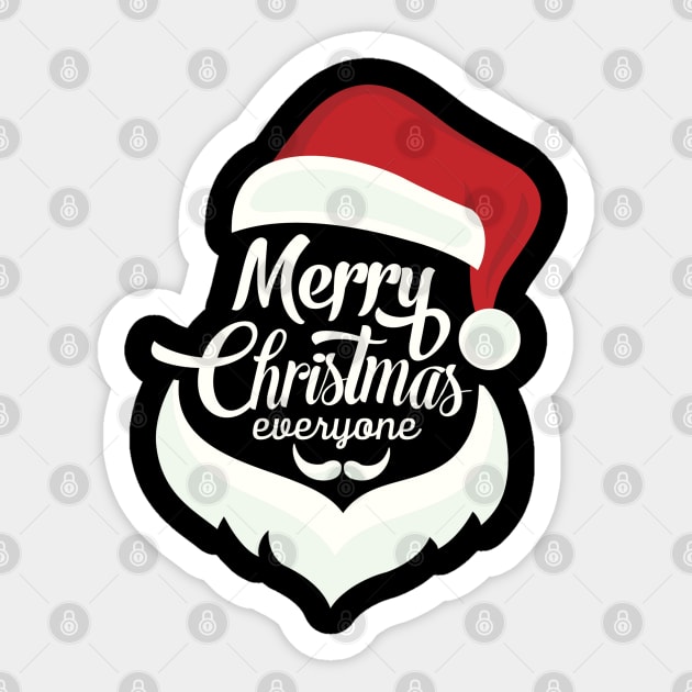 Merry christmas everyone Sticker by hcreativeart